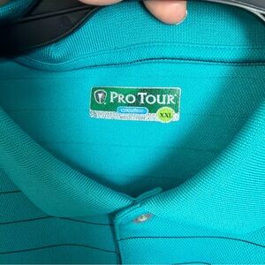 Source Unknown ProTour Teal Men’s Polo Shirt